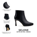 SELENE | BOTÍN DE PIEL NEGRO