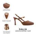 GALIA | ZAPATILLAS CAFÉ DE PIEL
