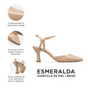 ESMERALDA | ZAPATILLAS BEIGE DE PIEL