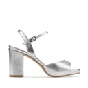 OLIVIA | SANDALIA DE PIEL PLATA