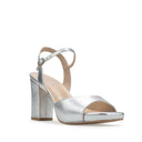 OLIVIA | SANDALIA DE PIEL PLATA