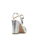OLIVIA | SANDALIA DE PIEL PLATA