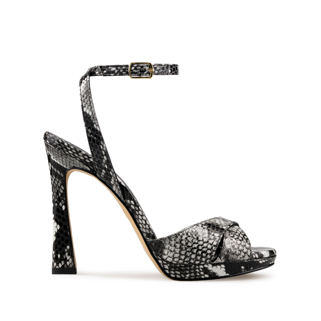 LILY | TACONES BIAK BLANCO/NEGRO DE PIEL