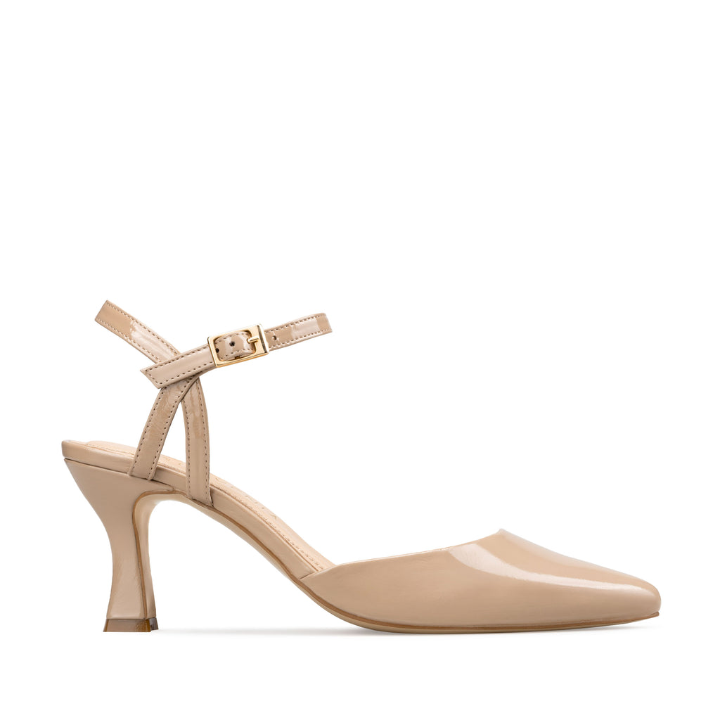 ESMERALDA | ZAPATILLAS BEIGE DE PIEL