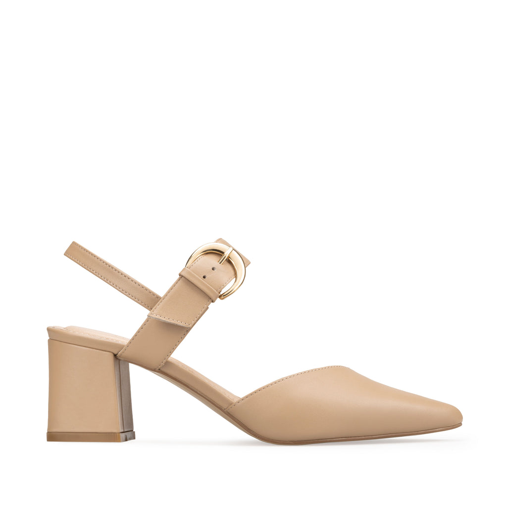 LIZETH | ZAPATILLAS BEIGE DE PIEL