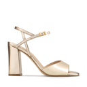 ROMA | TACONES DORADOS DE PIEL