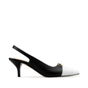 LISA | ZAPATILLAS NEGRAS CON BLANCO DE PIEL