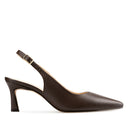 Zoe - Zapatillas de piel Café | Davenia