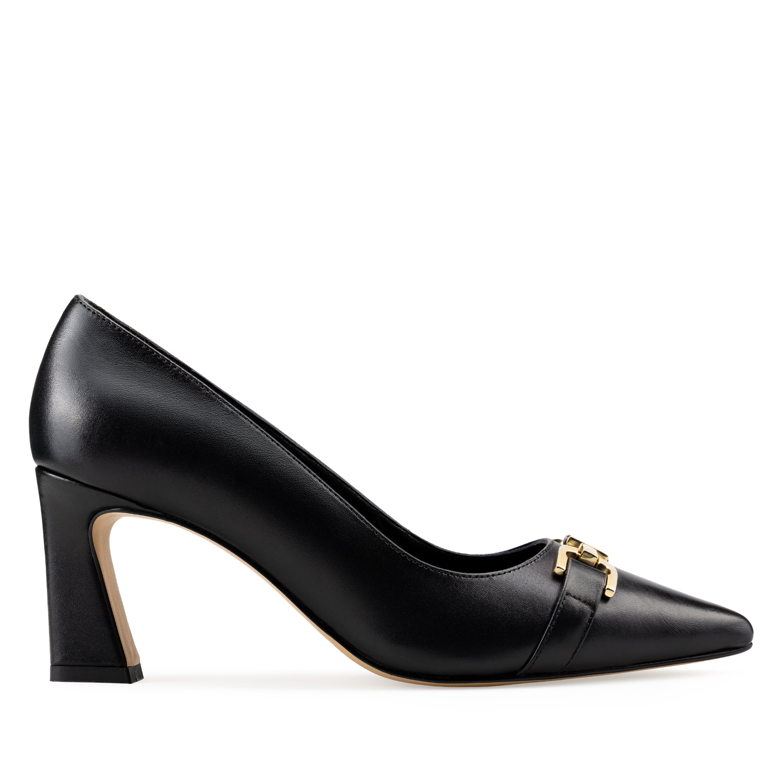 Ámbar - Zapatillas de Piel Negras | Davenia