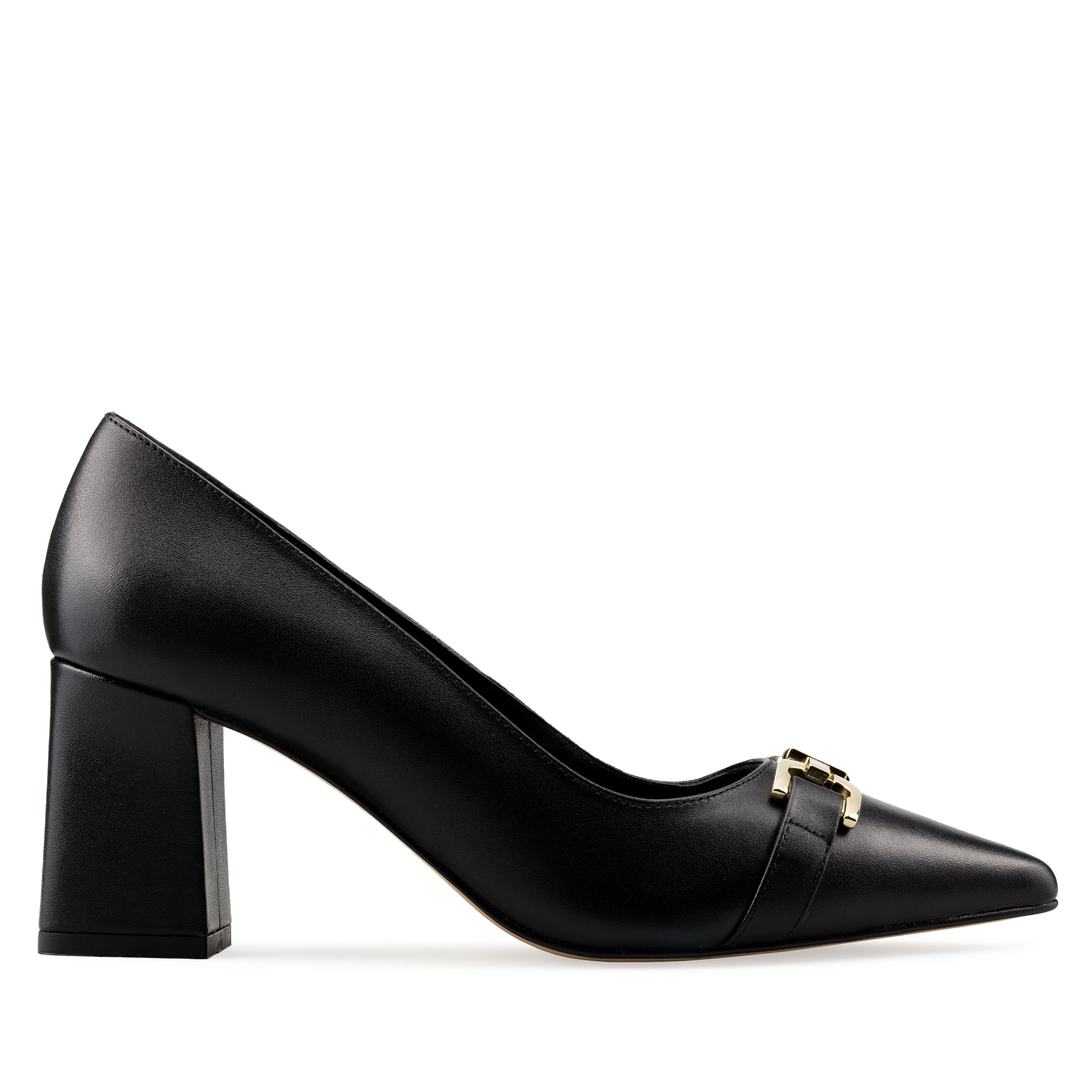 Estela - Zapatillas de Piel Negras | Davenia