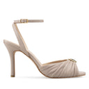 Bruna - Tacones de Piel Beige | Davenia