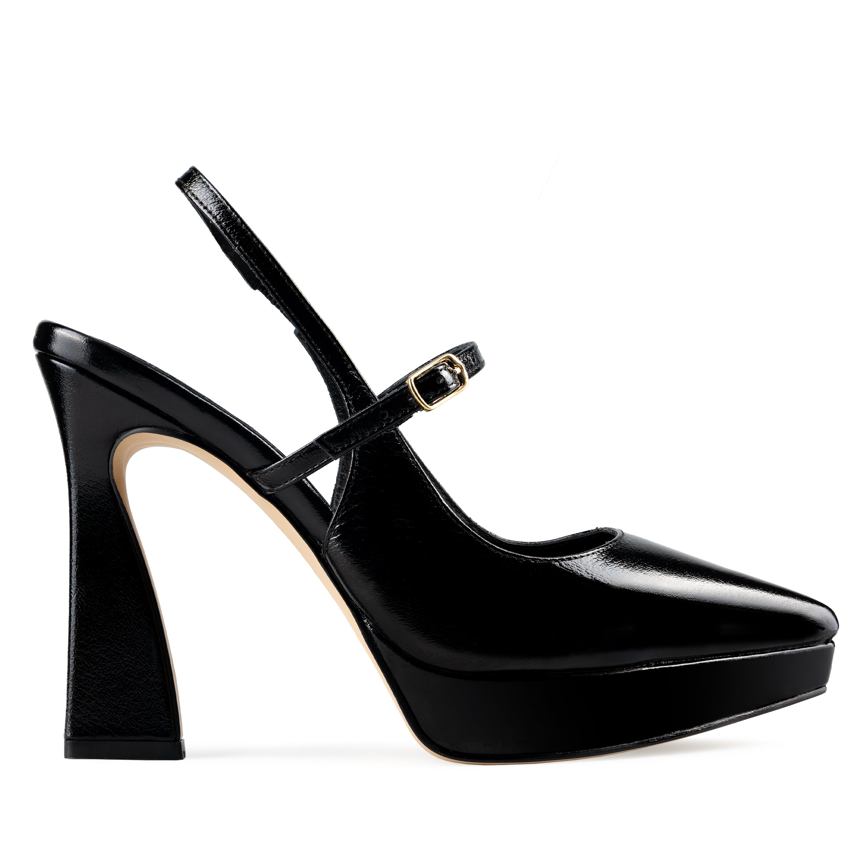 Irais - Zapatillas de Piel Negro | Davenia