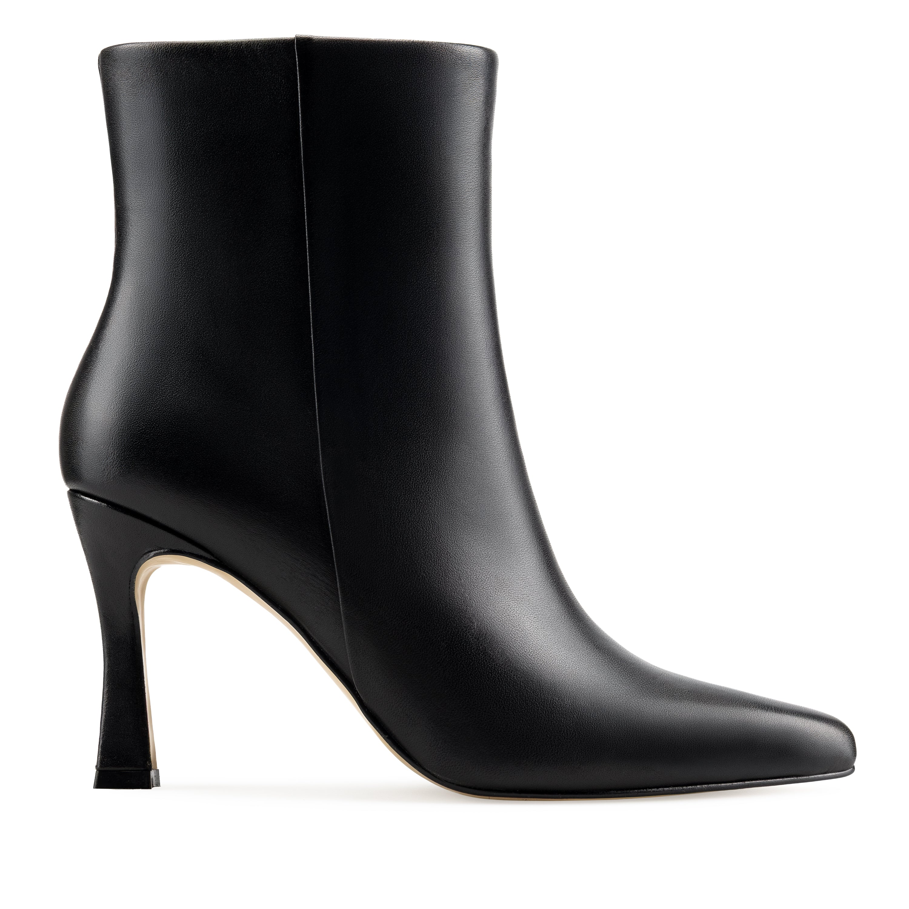 Gema - Botines de Piel Negros
