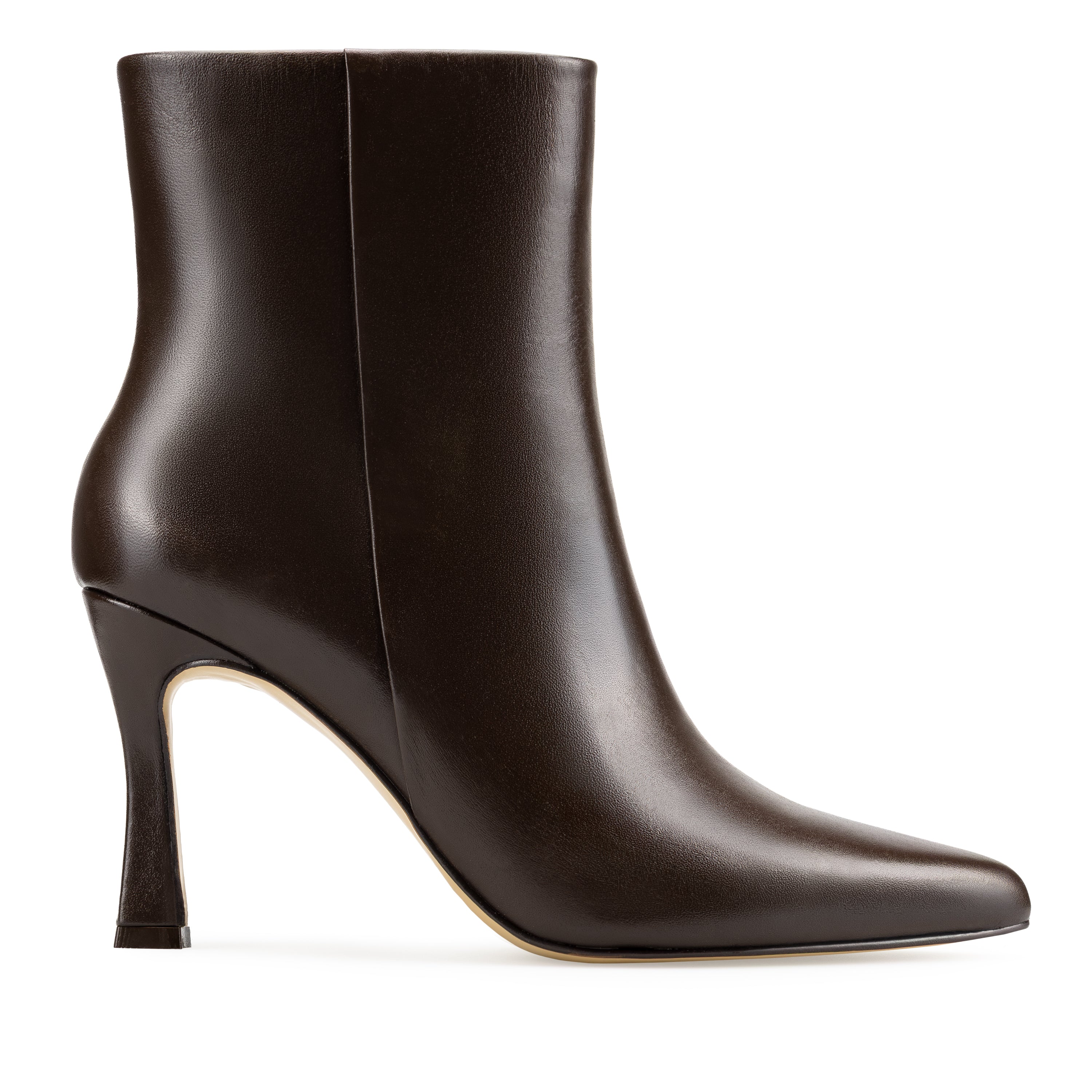 Gema - Botines de Piel Chocolate
