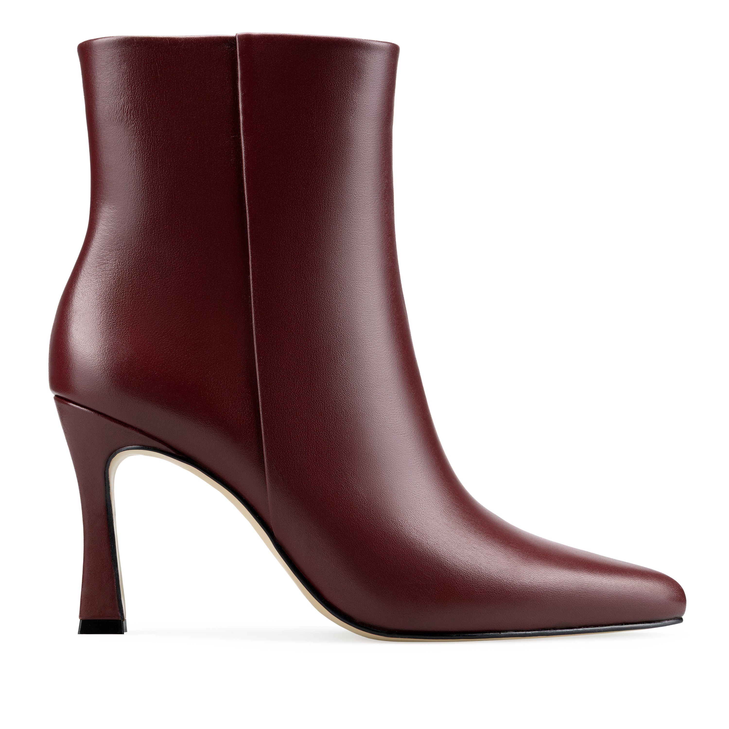 Gema - Botines de Piel Vino