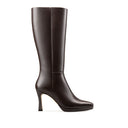 Izel - Bota Larga de Piel Café