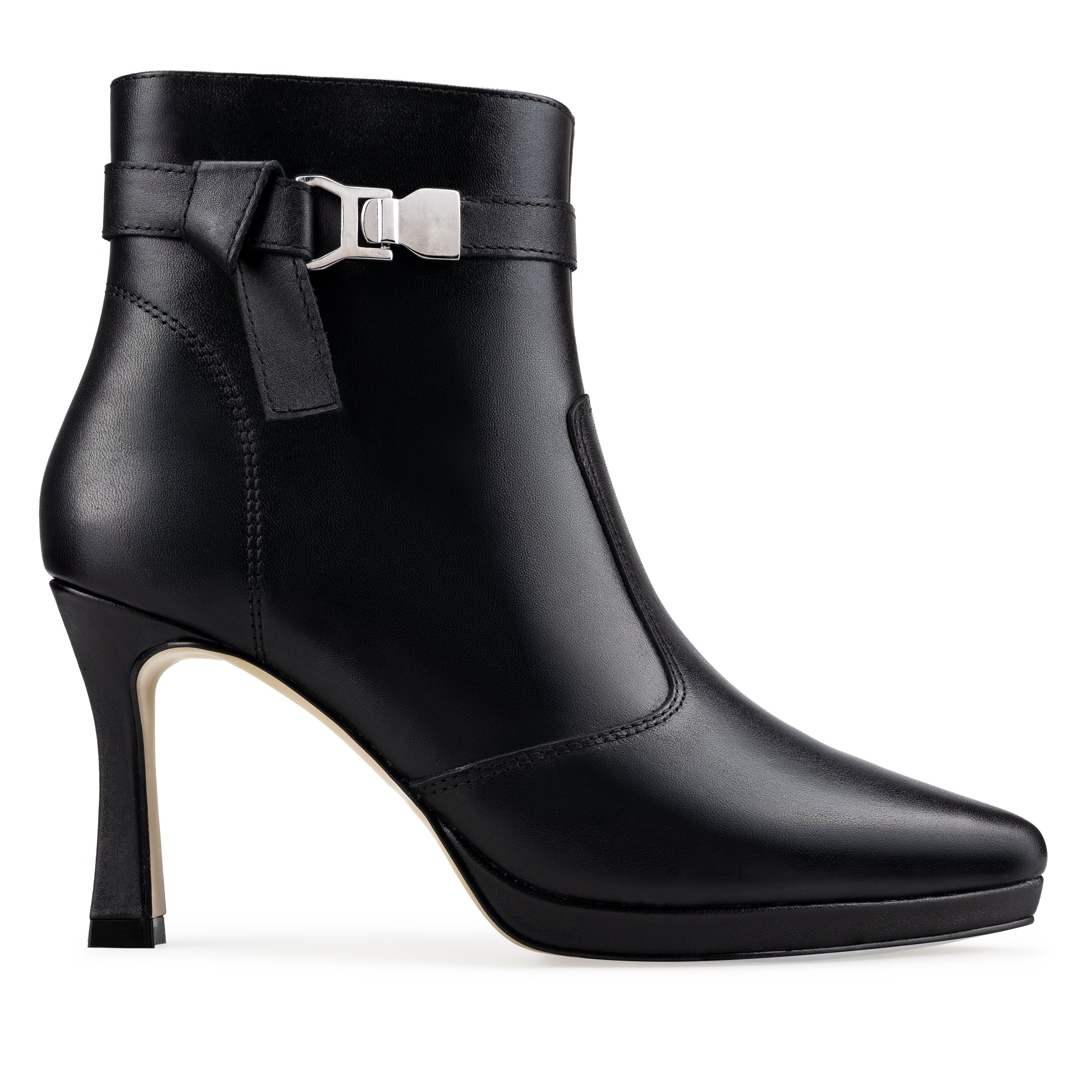 Isadora - Botines de Piel Negros