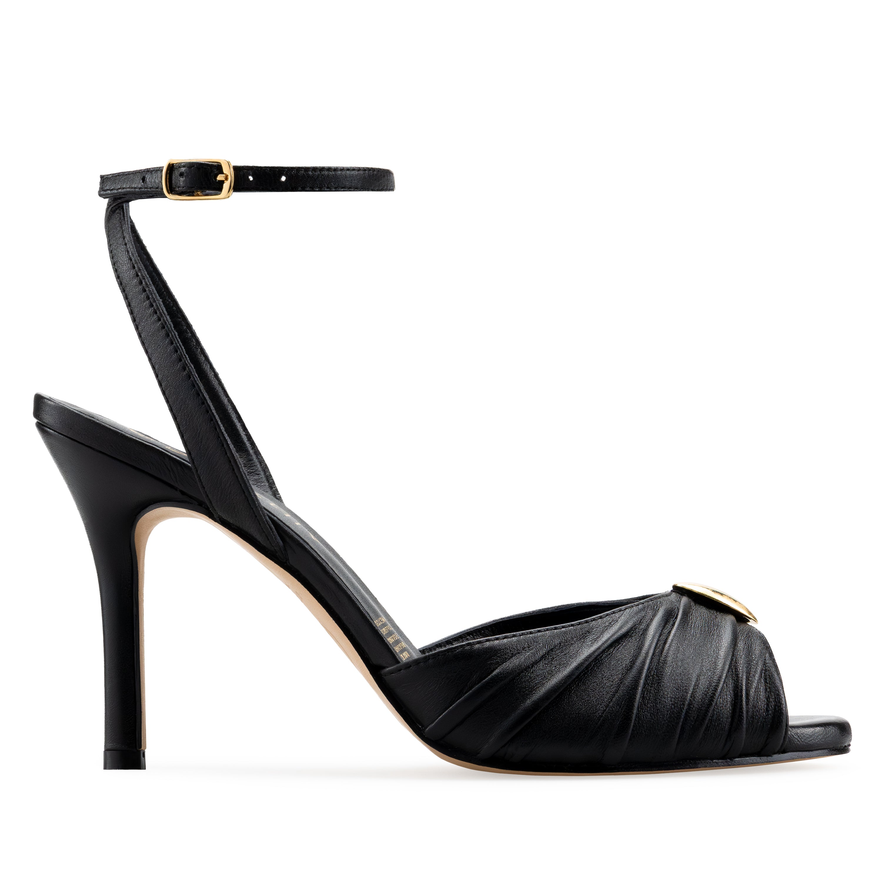 Bruna - Tacones de Piel Negros