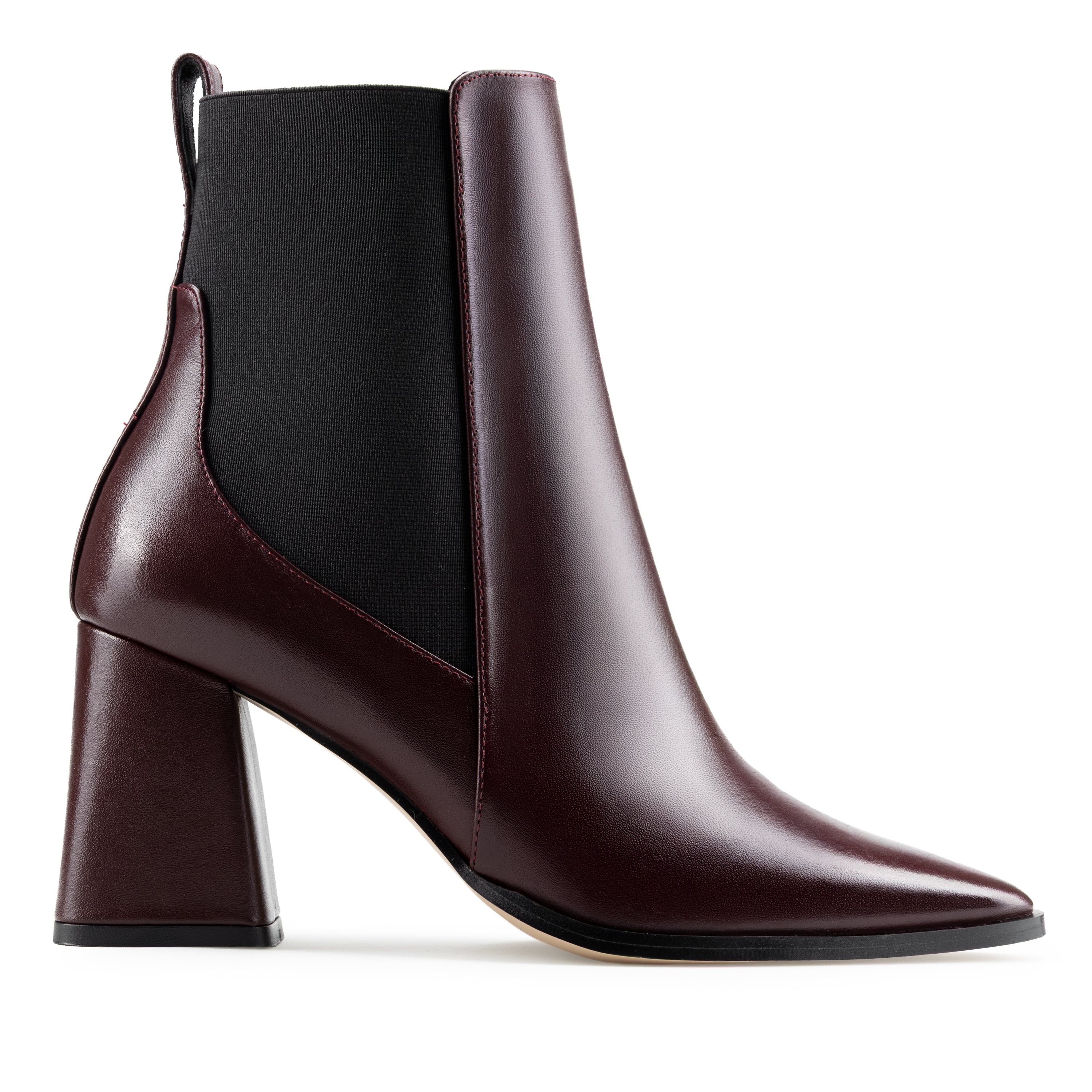 Ariadna - Botines de Piel Vino