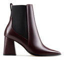 Ariadna - Botines de Piel Vino