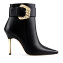 Alba - Botines de Piel Negros