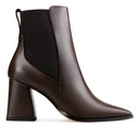 Ariadna - Botines de Piel Chocolate