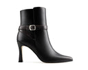 Astrid - Botines de Piel Negro
