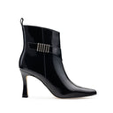 ALONDRA | BOTÍN DE PIEL NEGRO