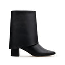 NOELIA | BOTÍN DE PIEL NEGRO