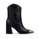 MELISSA | BOTÍN DE PIEL NEGRO