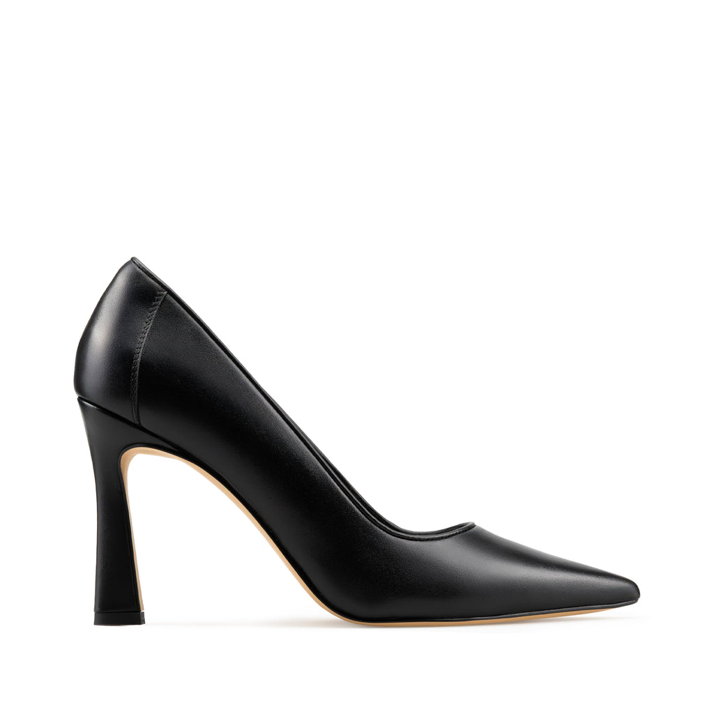 ANTONELLA | ZAPATILLA DE PIEL NEGRO