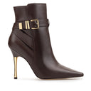 CRISTINA | BOTÍN DE PIEL CAFÉ