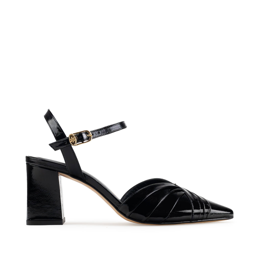 ALICIA | ZAPATILLA NEGRA DE PIEL