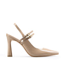 Angela - Zapatillas de Piel Beige | Davenia