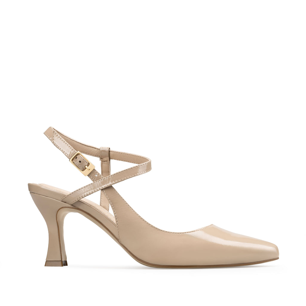 DÉBORA | ZAPATILLAS BEIGE DE PIEL