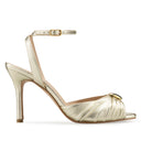 Bruna - Tacones de Piel Dorados | Davenia