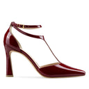 Alana - Zapatillas de Piel Vino