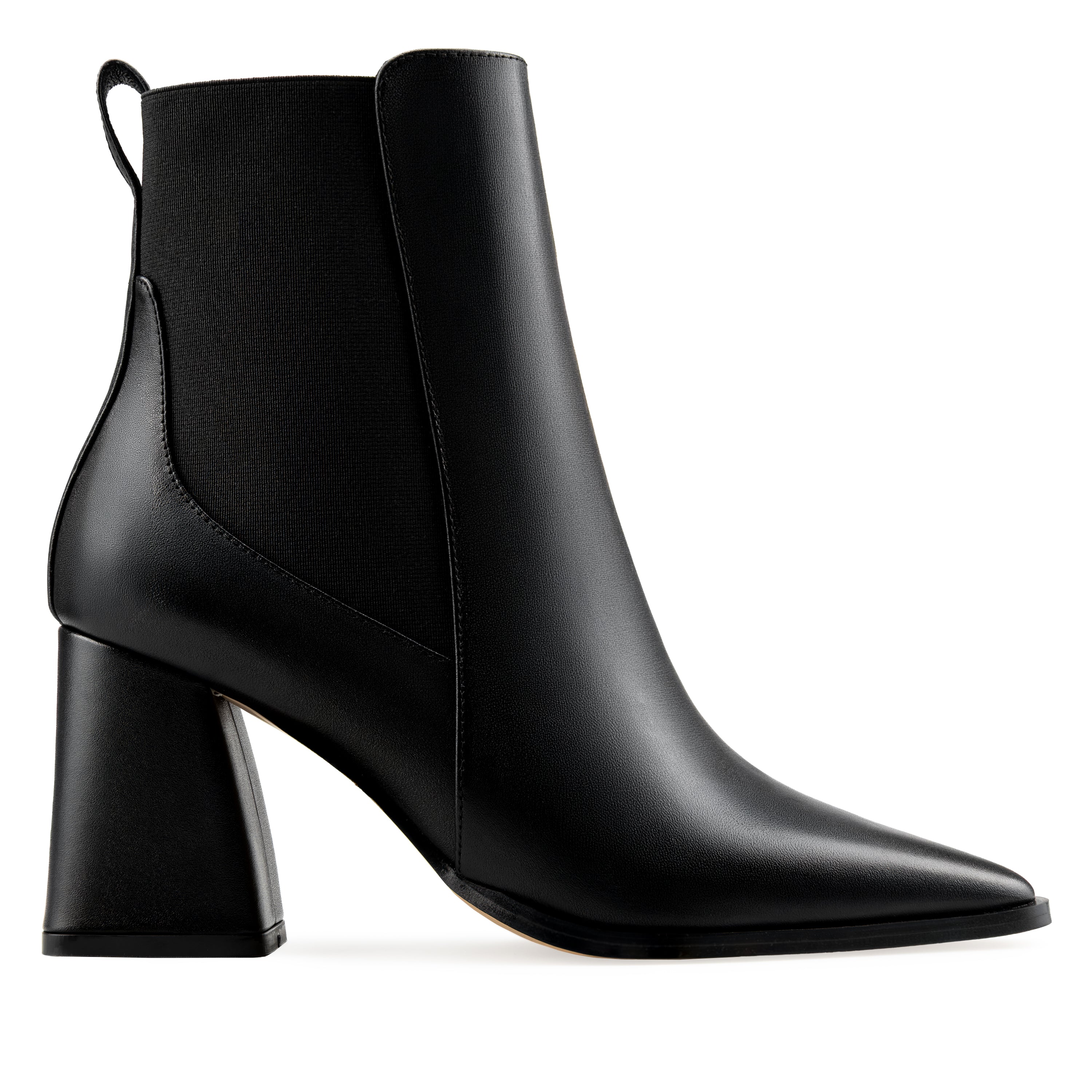 Ariadna - Botines de Piel Negro