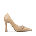 DENISSE | ZAPATILLAS BEIGE DE PIEL
