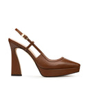 BRENDA | ZAPATILLA PIEL CAFÉ