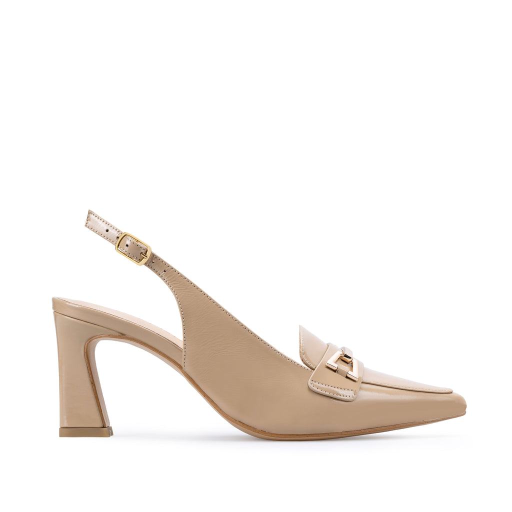 MARIANA | ZAPATILLAS BEIGE DE PIEL