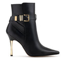 CRISTINA | BOTÍN DE PIEL NEGRO