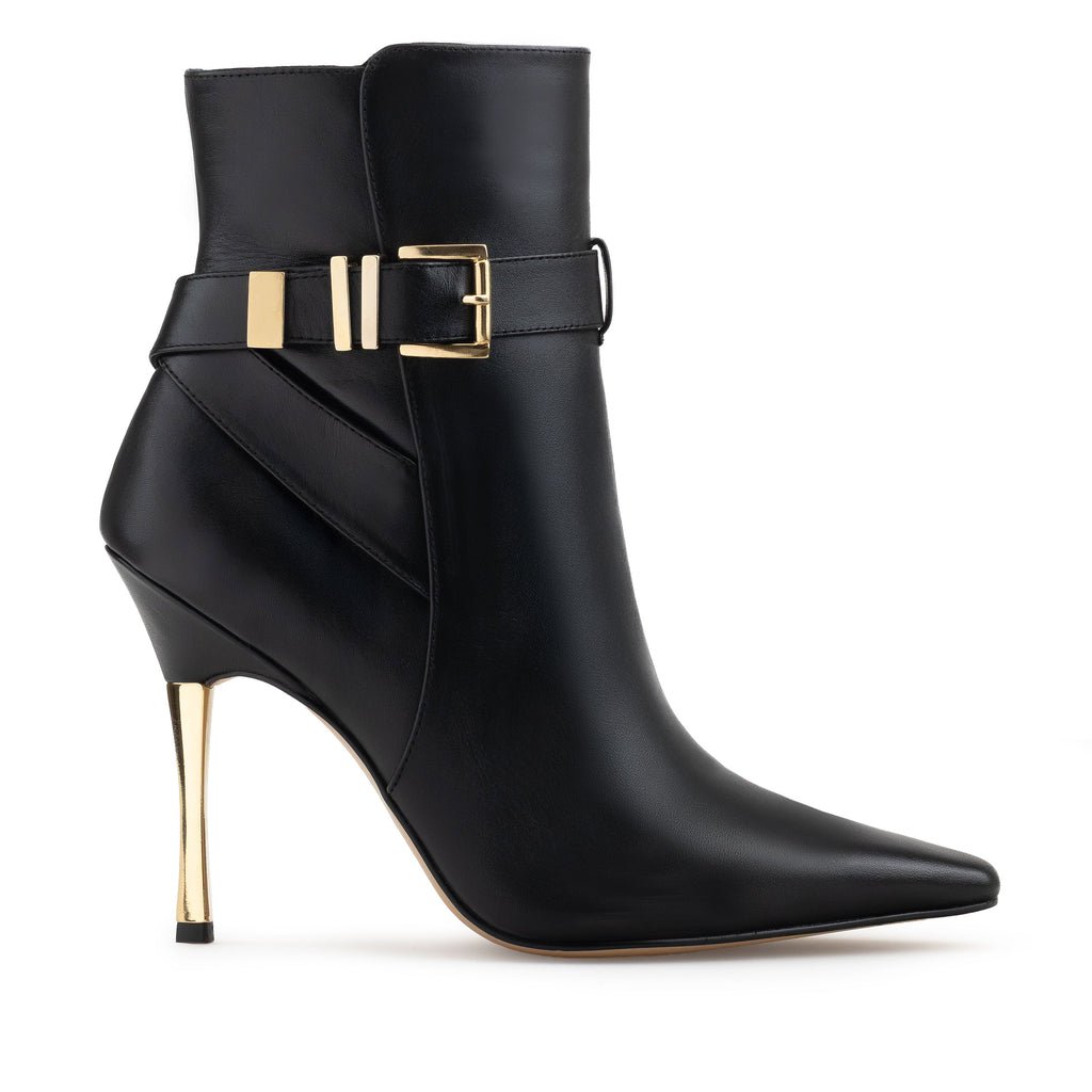 CRISTINA | BOTÍN DE PIEL NEGRO