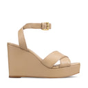 EDITH | PLATAFORMA BEIGE DE PIEL