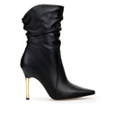 INGRID | BOTÍN DE PIEL NEGRO