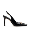 Alexia - Zapatillas de Piel Negra | Davenia