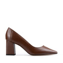 TANIA | ZAPATILLA DE PIEL CAFÉ