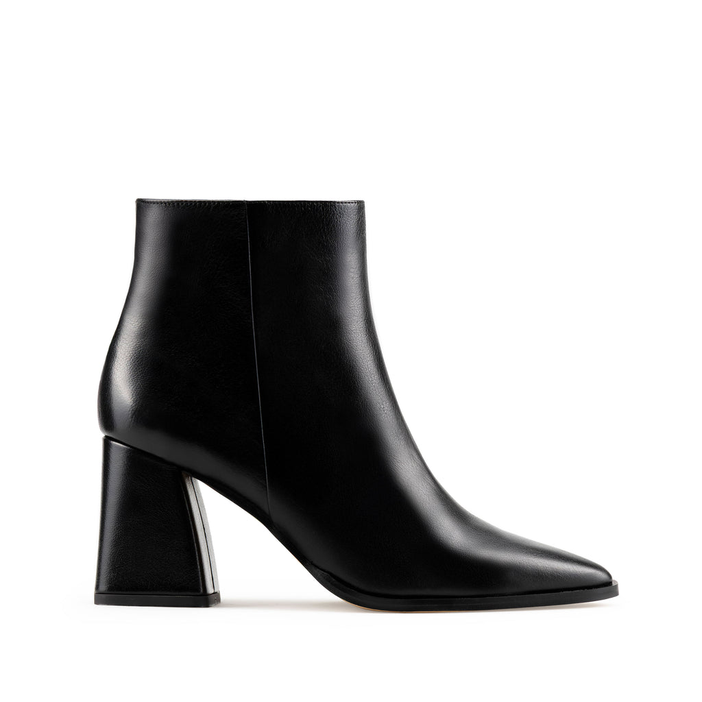 PAOLA | BOTÍN DE PIEL NEGRO