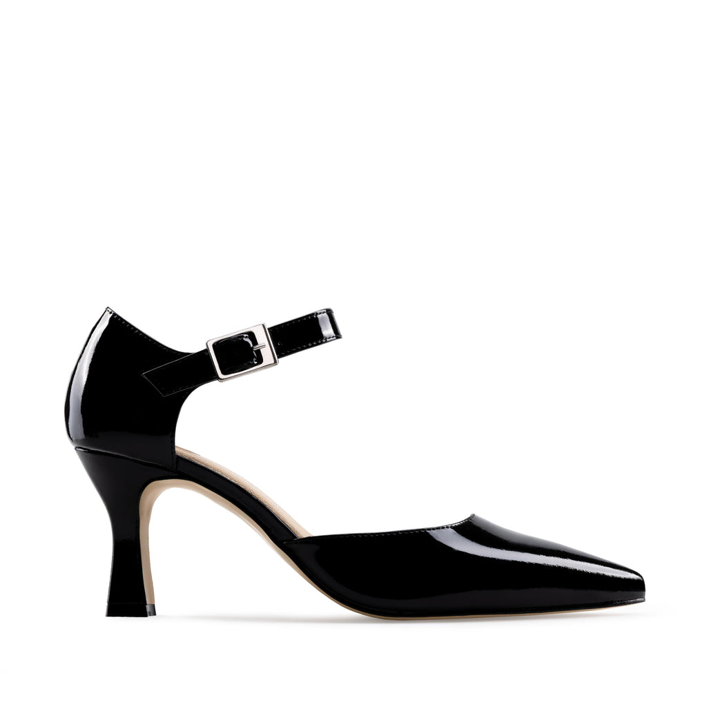 JULISSA | ZAPATILLAS NEGRAS DE PIEL