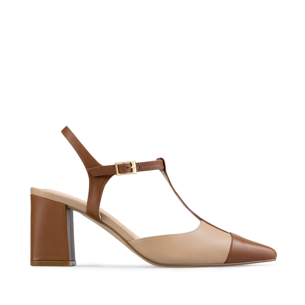 HELA | ZAPATILLAS CAFÉ DE PIEL